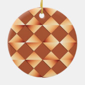 Satin Diamonds aus dem Mittelalter - Kupfer und br Keramik Ornament (Hinten)