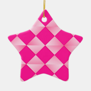 Satin Diamonds aus dem Mittelalter - Rosatöne Keramikornament