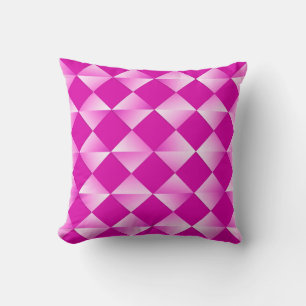 Satin Diamonds - Orchid & magenta Kissen