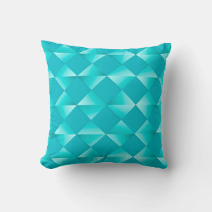 Satin Diamonds - türkis & aqua Kissen
