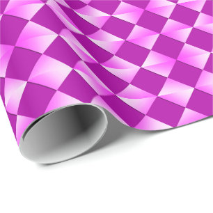 Satin Diamonds - violett und lila Geschenkpapier