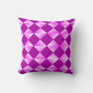 Satin Diamonds - violett und lila Kissen