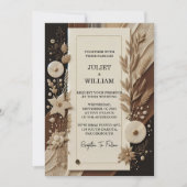 Satin Fabric Velvet Lace Linen Paper Wedding Einladung (Vorderseite)