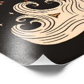 Satin Foto Paper Aquarius Celestial Zodiac (Ecke)