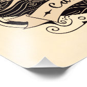 Satin Foto Paper Cancer Celestial Zodiac (Ecke)