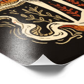 Satin Foto Paper Gemini Celestial Zodiac (Ecke)