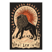 Satin Foto Paper Leo Celestial Zodiac (Vorne)