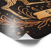 Satin Foto Paper Sagittarius Celestial Zodiac (Ecke)