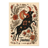 Satin Foto Paper Taurus Celestial Zodiac (Vorne)