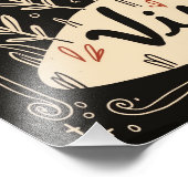 Satin Foto Paper Virgo Celestial Zodiac (Ecke)