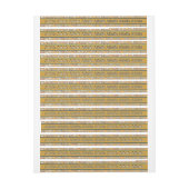 Satin Gold Honey Jar Security Lid Label (Bogen)