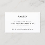 Satin Gold Nähneedle Thread Seamstress Busi Visitenkarte (Rückseite)