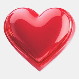 Satin Heart Aufkleber