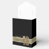 Satin Jewel 16 . Geburtstag Black Gold ID260 Geschenkschachtel (Geöffnet)