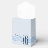 Satin Jewel 16 . Geburtstag Blue ID260 Geschenkschachtel (Geöffnet)