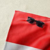 Satin Look Kanadische Flagge Strandtuch (Beispiel)