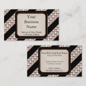 Satin-Paillette Visitenkarte (Vorne/Hinten)