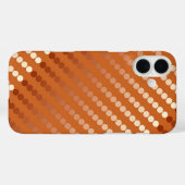Satin-Punkte - Rost und Kupfer Case-Mate iPhone Hülle (Rückseite (Horizontal))
