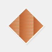 Satin-Punkte - Rost und Kupfer Serviette (Ecke)