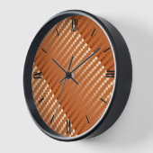 Satin-Punkte - Rost und Kupfer Uhr (Winkel)