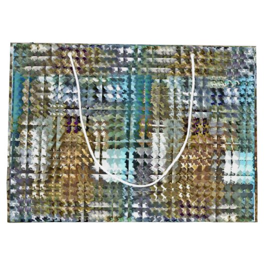 Satin Quilt Binder Große Geschenktüte (Rückseite)