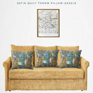 Satin Quilt Kissen