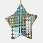 Satin-Quiltierung Keramik Ornament (Links)