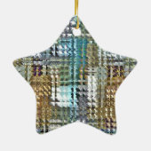 Satin-Quiltierung Keramik Ornament (Hinten)