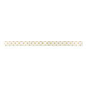 Satin Ribbon-Gold Stars Satinband (Vorderseite)