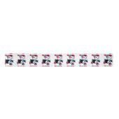 Satin Ribbon/Niedliche Pinguine Satinband (Vorderseite)