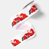 Satin Ribbon/Sleeping Santa Satinband (Rückseite)