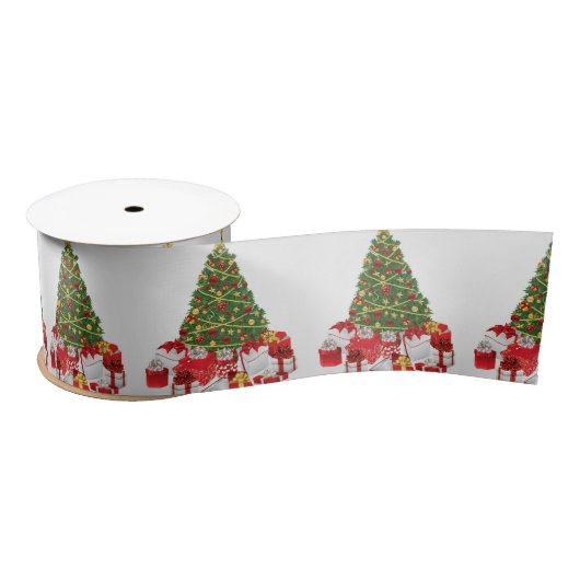 Satin Ribbon/Weihnachtsbaum Satinband (Spule)