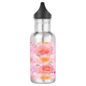 Satin Roses Personalized Water Bottle Edelstahlflasche (Links)