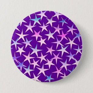 Satin stars, Lavendel auf lila Button