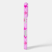Satin-Sterne, orchiert auf blassrosa Case-Mate iPhone Hülle (Rückseite / Rechts)