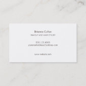 Satin Stripter Rosa Schönheitssalon und Wellness-C Visitenkarte (Rückseite)