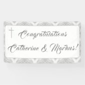 Satin White Imitats Banner (Horizontal)