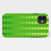 Satindots - Kalkgrün Case-Mate iPhone Hülle (Rückseite (Horizontal))