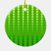 Satindots - Kalkgrün Keramik Ornament (Hinten)