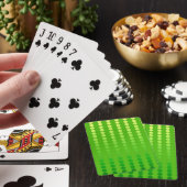Satindots - Kalkgrün Spielkarten (In Situ)