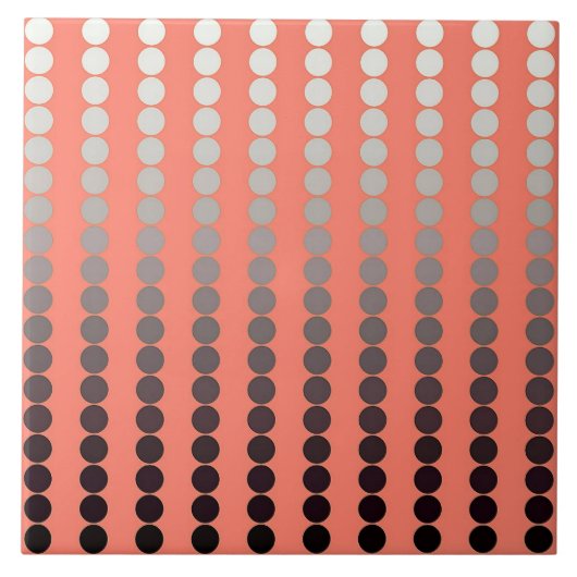 Satindots - Korallen und Zinnhalter Fliese (Vorderseite)