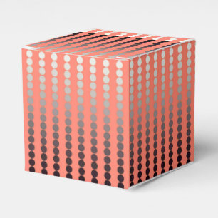 Satindots - Korallen und Zinnhalter Geschenkschachtel