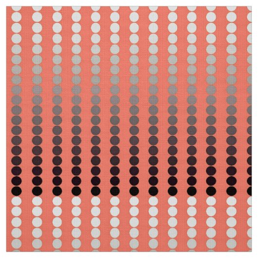 Satindots - Korallen und Zinnhalter Stoff (Muster)