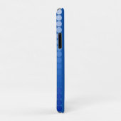Satindots - Stahlblau Case-Mate iPhone Hülle (Hinten/Rechts)
