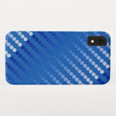 Satindots - Stahlblau Case-Mate iPhone Hülle (Rückseite (Horizontal))