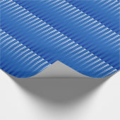 Satindots - Stahlblau Geschenkpapier (Ecke)