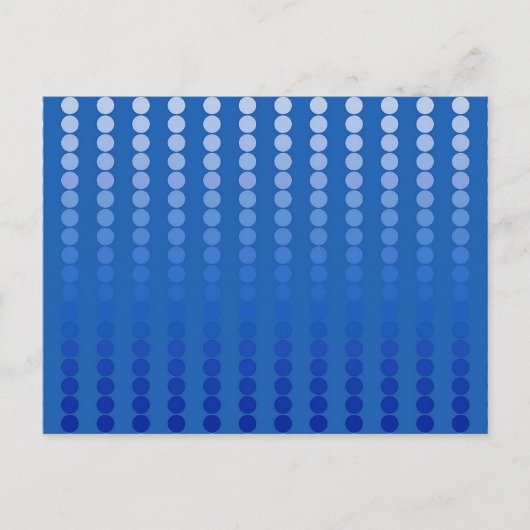 Satindots - Stahlblau Postkarte (Vorderseite)