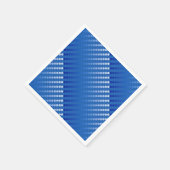 Satindots - Stahlblau Serviette (Ecke)