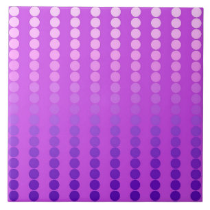 Satindots - violett und orchid fliese