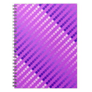 Satindots - violett und orchid notizblock